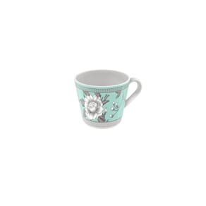 Xícara Chá Tramontina Helen Em Porcelana Decorada 185 Ml Tramontina
