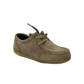Sapato Masculino Couro Oxford Solado Crepe Retrô Vintage