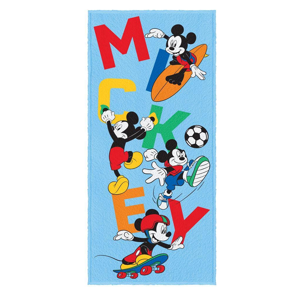 Toalha de Banho Infantil Felpuda Lepper Mickey II