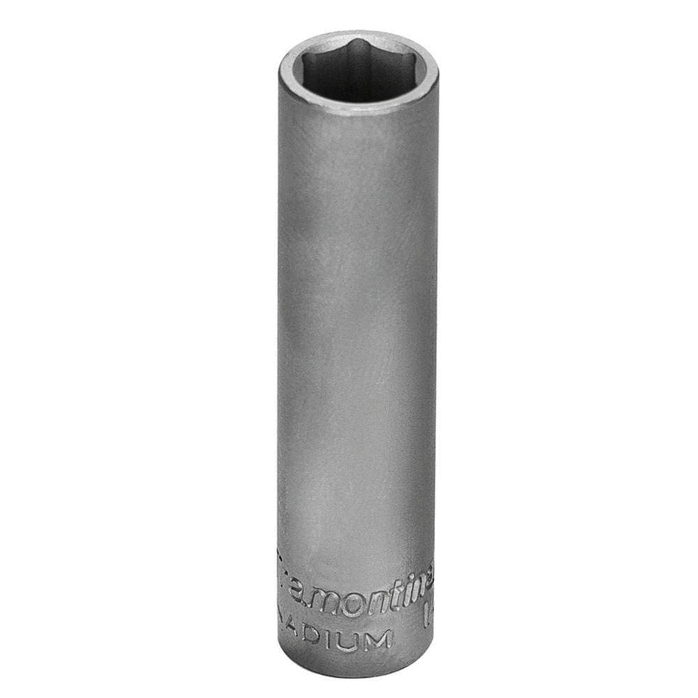 Soquete Sextavado Longo Em Aço Cromo Vanádio 9 Mm - Encaixe 1/4&quot; Tramontina Pro Tramontina