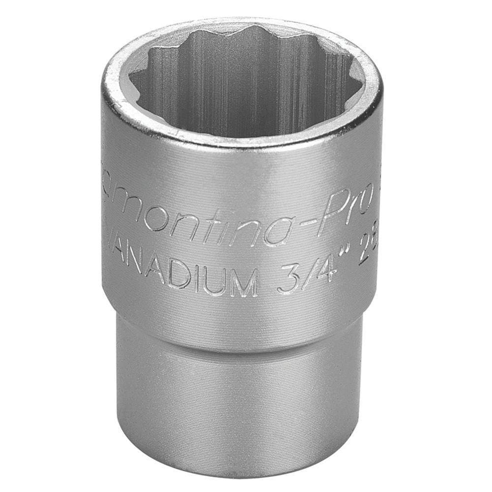 Soquete Estriado Em Aço Cromo Vanádio 29 Mm - Encaixe 3/4” Tramontina