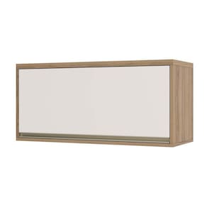 Armário Aéreo 80 cm 1 Porta Basculante Mel Luciane Móveis