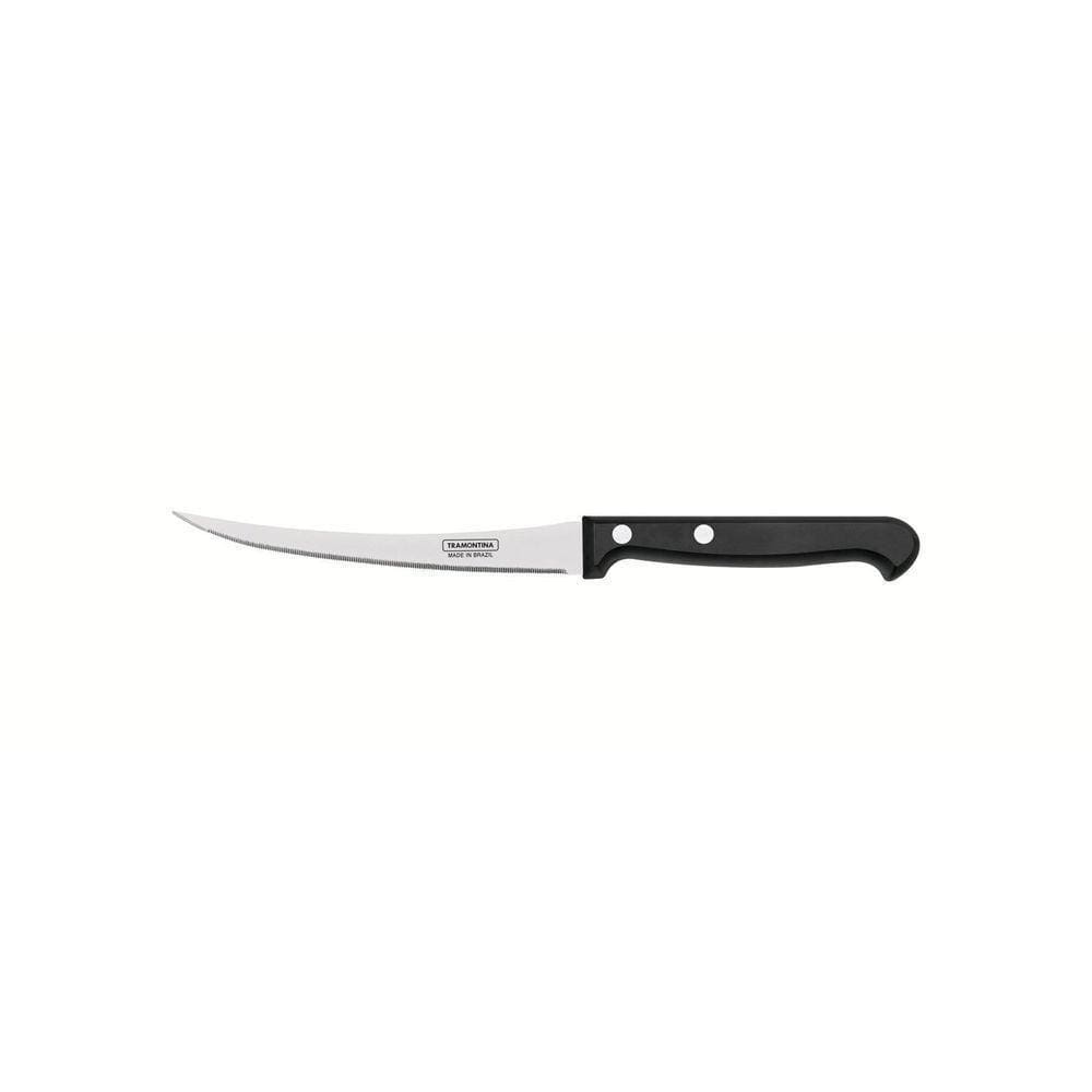 Faca Para Tomate Ultracorte Com Lâmina Em Aço Inox E Cabo De Polipropileno Preto 5"