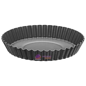 Forma Redonda Para Torta E Bolo Alumínio Antiaderente Starflon T1 Grafite 24 Cm 1,4 L