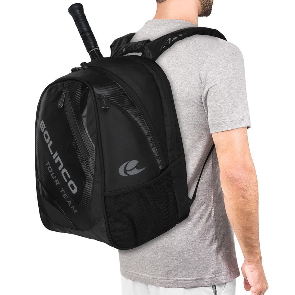Mochila Solinco Preta e Cinza