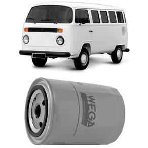 Filtro Óleo Volkswagen Kombi 1.6 8V 81 a 86 WEGA WO-590