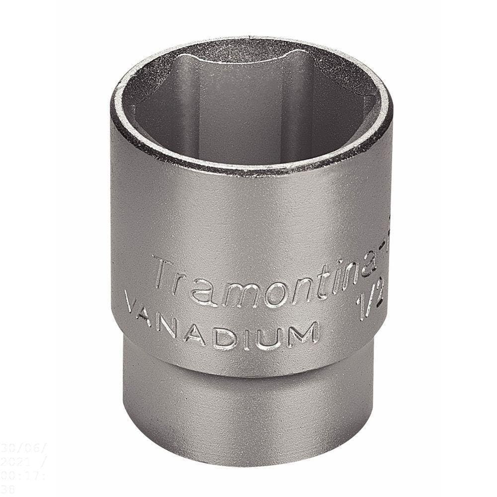 Soquete Sextavado Em Aço Cromo Vanádio 1.1/8&quot; - Encaixe 1/2&quot; Tramontina Pro Tramontina