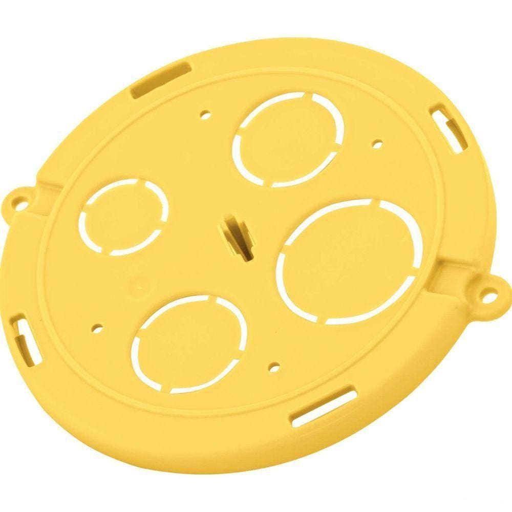 Fundo Para Caixa De Embutir Octogonal 4x4 Tramontina Amarelo Tramontina