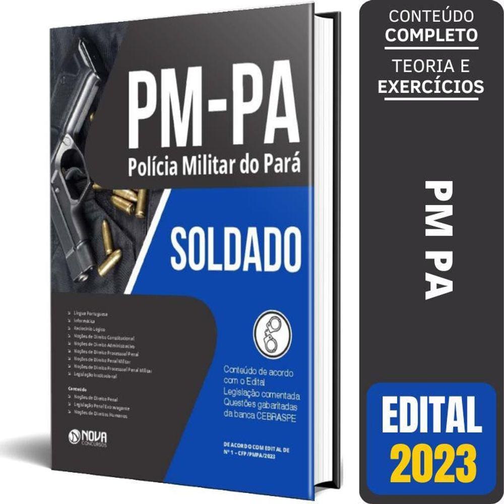 Apostila PM PA 2023 - Soldado | Concurso PM-PA