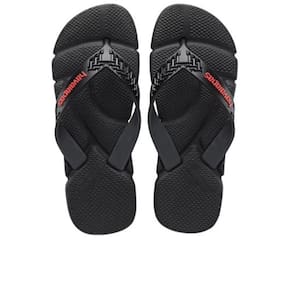 Chinelo Havaianas OrtopédicPower 2.0 Preto Palmilha Massageadora Anatômica 0090 - Masculino