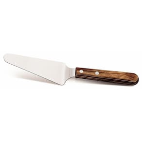 Espátula Para Bolo 5" Tramontina Em Aço Inox E Cabo Madeira Polywood Castanho Tramontina