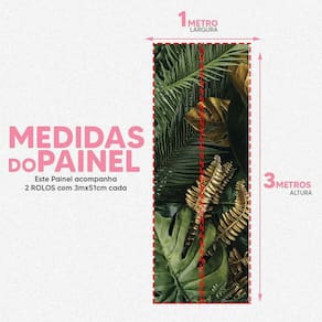 Papel De Parede Painel 3D Costela De Adão Verde Ouro 1M