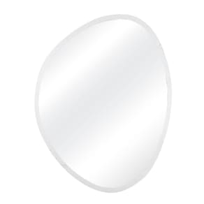 Espelho Decorativo Emoldurado Orgânico 64cx50cm E2G Design Branco