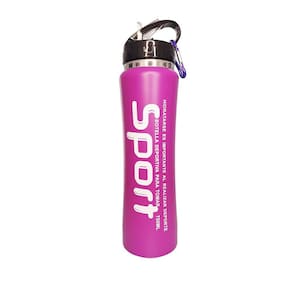 Garrafa Termica Inox Squeeze Esportiva Com Mosquete 750Ml