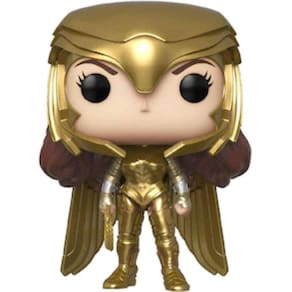 Funko POP! MULHER MARAVILHA 1984 - MULHER MARAVILHA VOANDO COM ARMADURA DOURADA (METALICA) #324