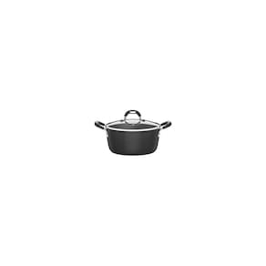 Caçarola Mônaco Induction Alumínio Revestimento Antiaderente Starflon Preto 24 Cm 4,5 L