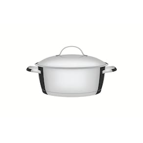 Caçarola Rasa Tramontina Allegra Em Aço Inox Com Fundo Triplo 22 Cm 3,3 L Tramontina