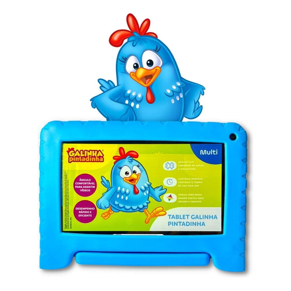 Tablet Android 13 64gb Galinha Pintadinha 4gb Ram 7" NB419