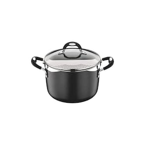 Espagueteira Tramontina Mônaco Induction Alumínio Antiaderente Starflon Preto 22 Cm 5,4 L Tramontina
