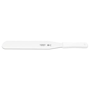 Espátula Para Confeiteiro 12" Tramontina Lâmina Aço Inox E Cabo Branco Tramontina