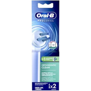 Refil Escova de Dentes Elétrica Oral-B Pro Series Orthodontic Clean 2un
