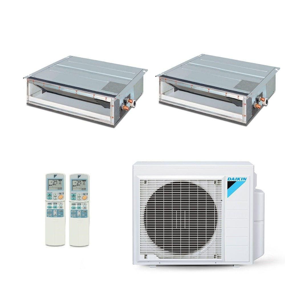 Ar-Condicionado Multi Split Inverter Daikin 34.000 (2x Evap Duto 20.000) Quente/Frio 220V