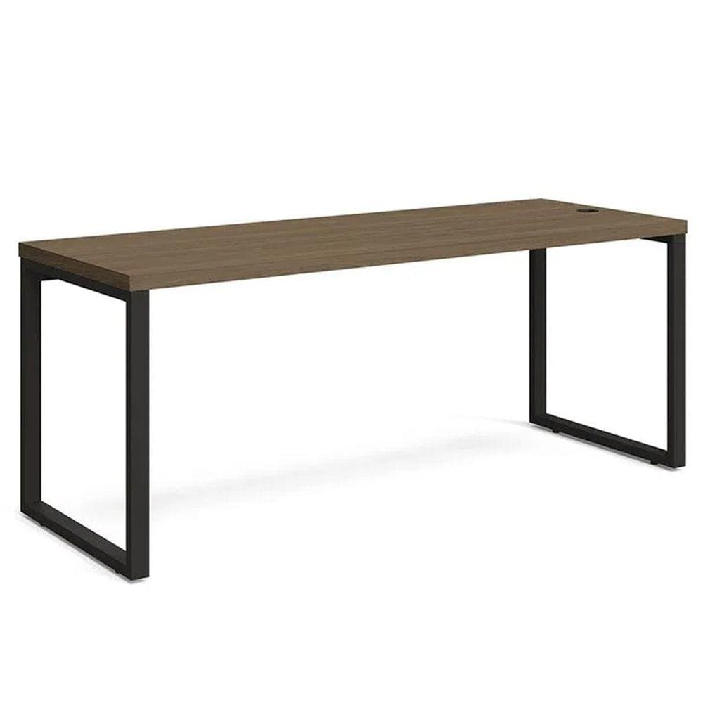 Mesa Para Escritório Secretária 1,20Mt Carvalho Munique F120