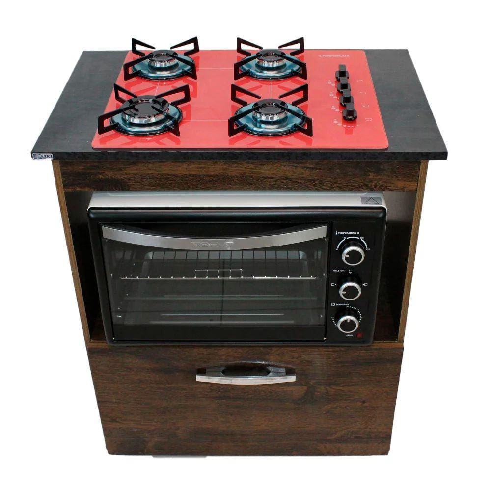 Kit cooktop eletrico e forno eletrico Pontofrio