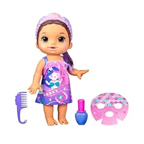Baby Alive Dia de Princesa Sereia Cabelo Castanho Hasbro
