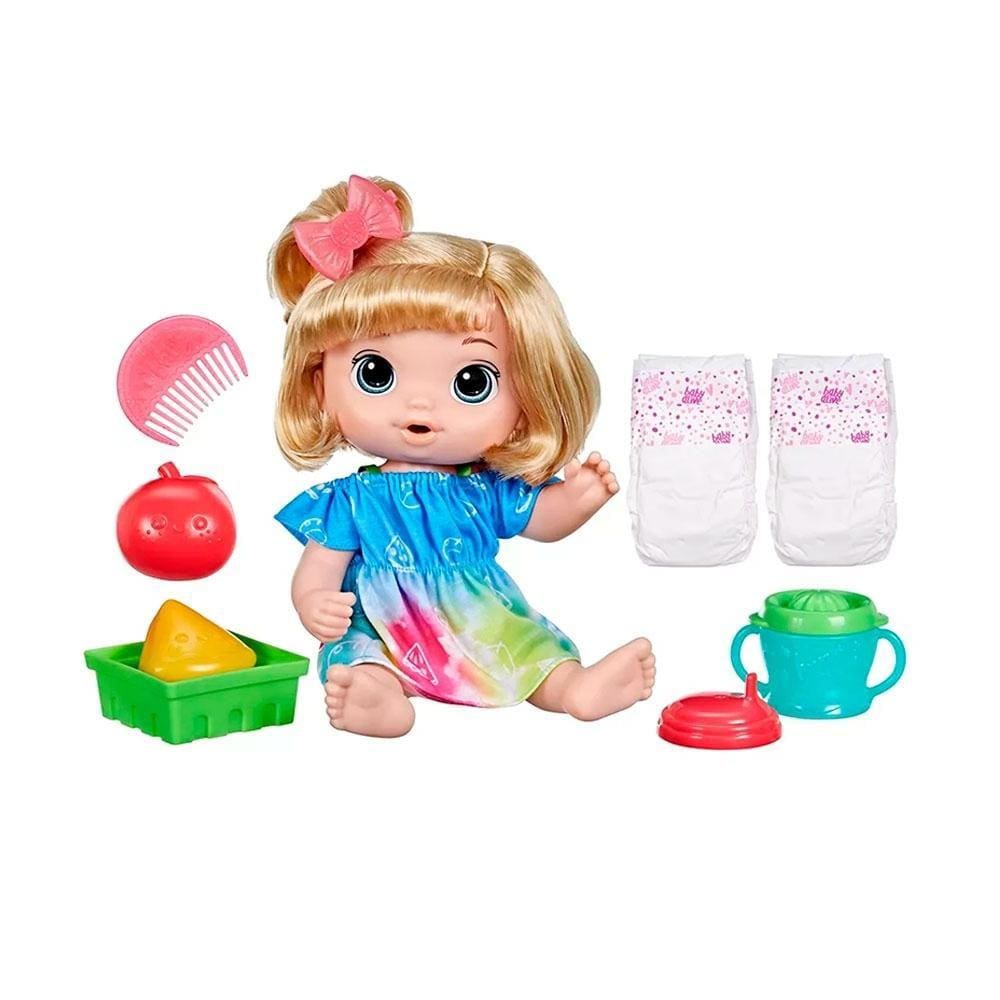 Baby Alive Hora do Suco Maça Loira Hasbro