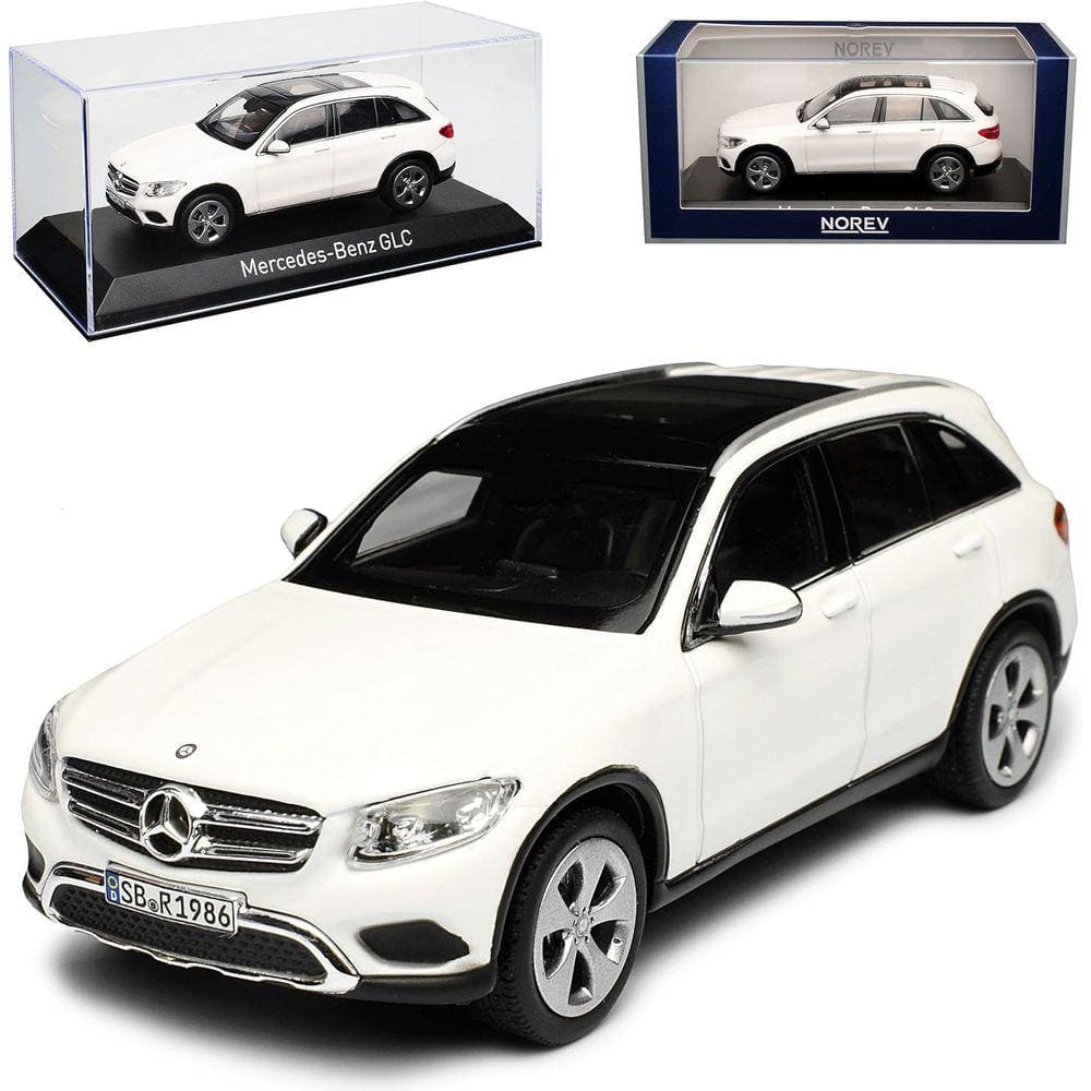 Miniatura Norev Mercedes Benz GLC 2015 Escala 1/43 Branco