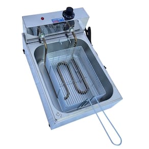 Fritadeira Elétrica com Óleo 5 Litros 1 Cuba Industrial Inox
