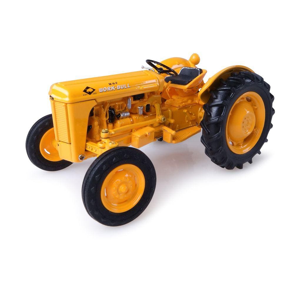 Miniatura Trator Massey Ferguson 202 Work-Bull 1/32 Amarelo