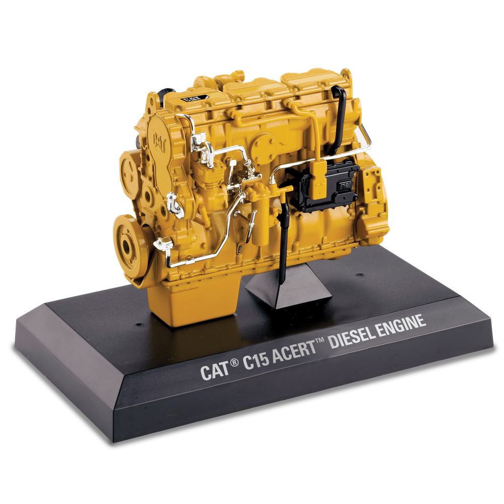 Miniatura De Motor Caminhão A Diesel Acert Cat 1/12
