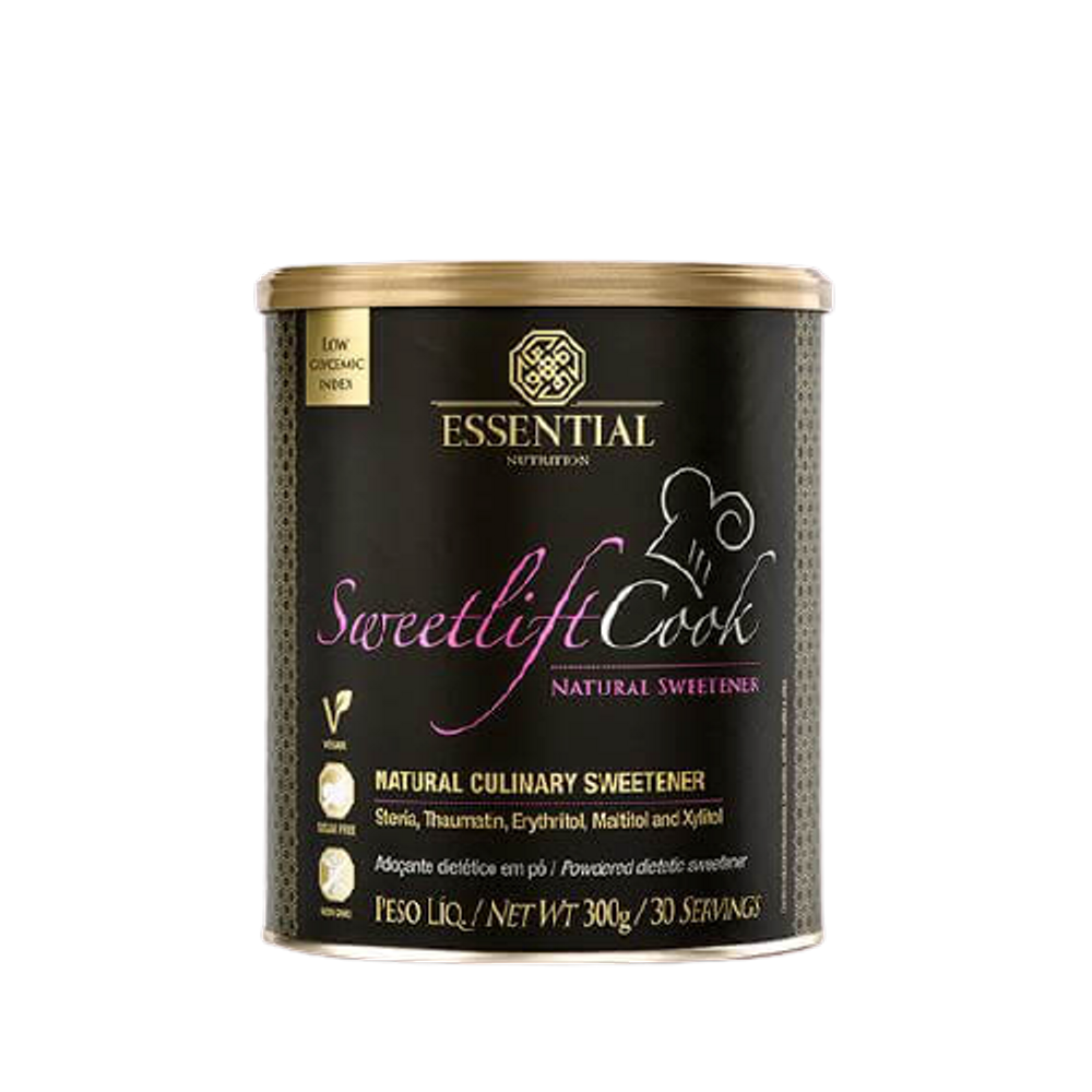 Kit 3X: SweetLift Cook Adoçante Natural Essential Nutrition 300g