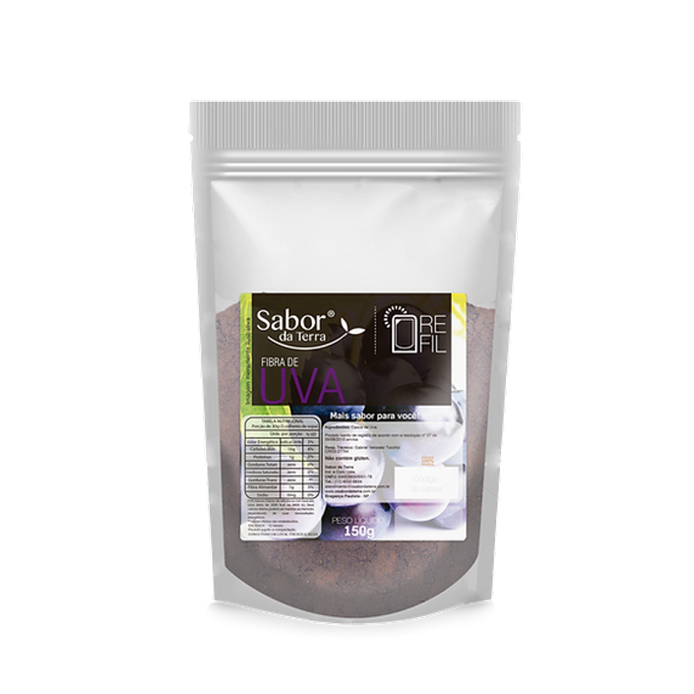 Fibra de Uva Sabor da Terra 150g