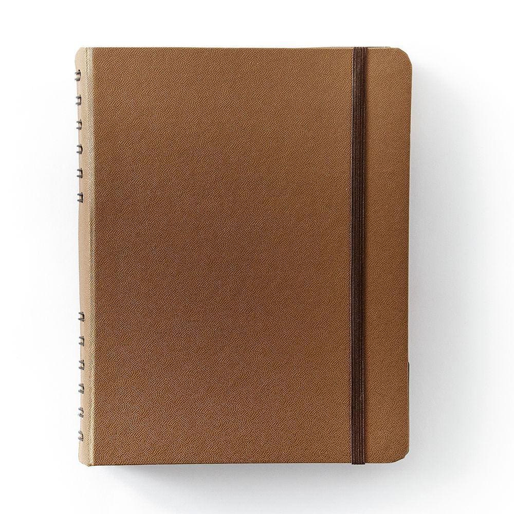 Caderno Organizador Duo Pautado e Pontado A5 Cicero Caramelo