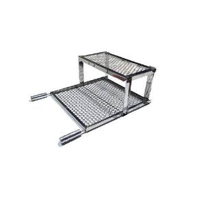 Grelha Inox Moeda 55X40 Com Descanso
