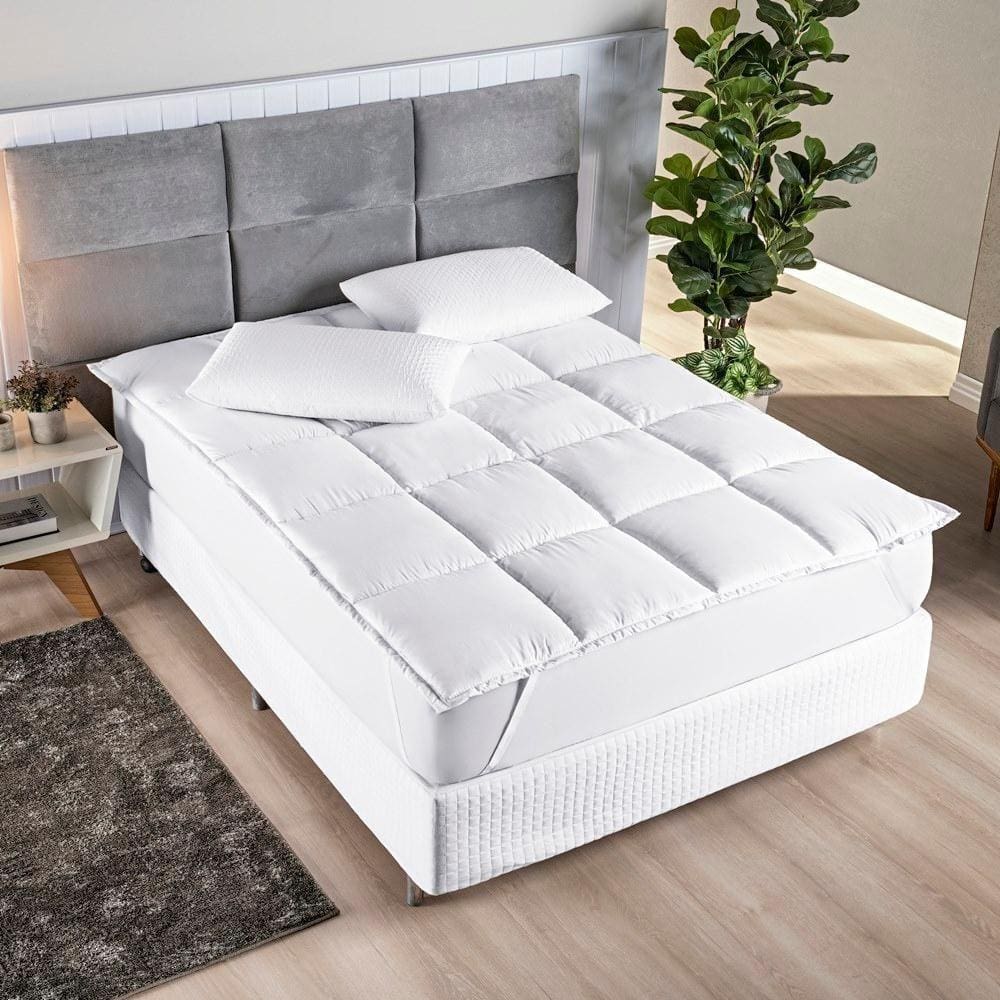 Pillow Top Suavitec Casal Padrão 01 Peça - Branco