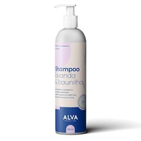 Kit 2X: Shampoo Vegano Lavanda e Baunilha Alva 250ml