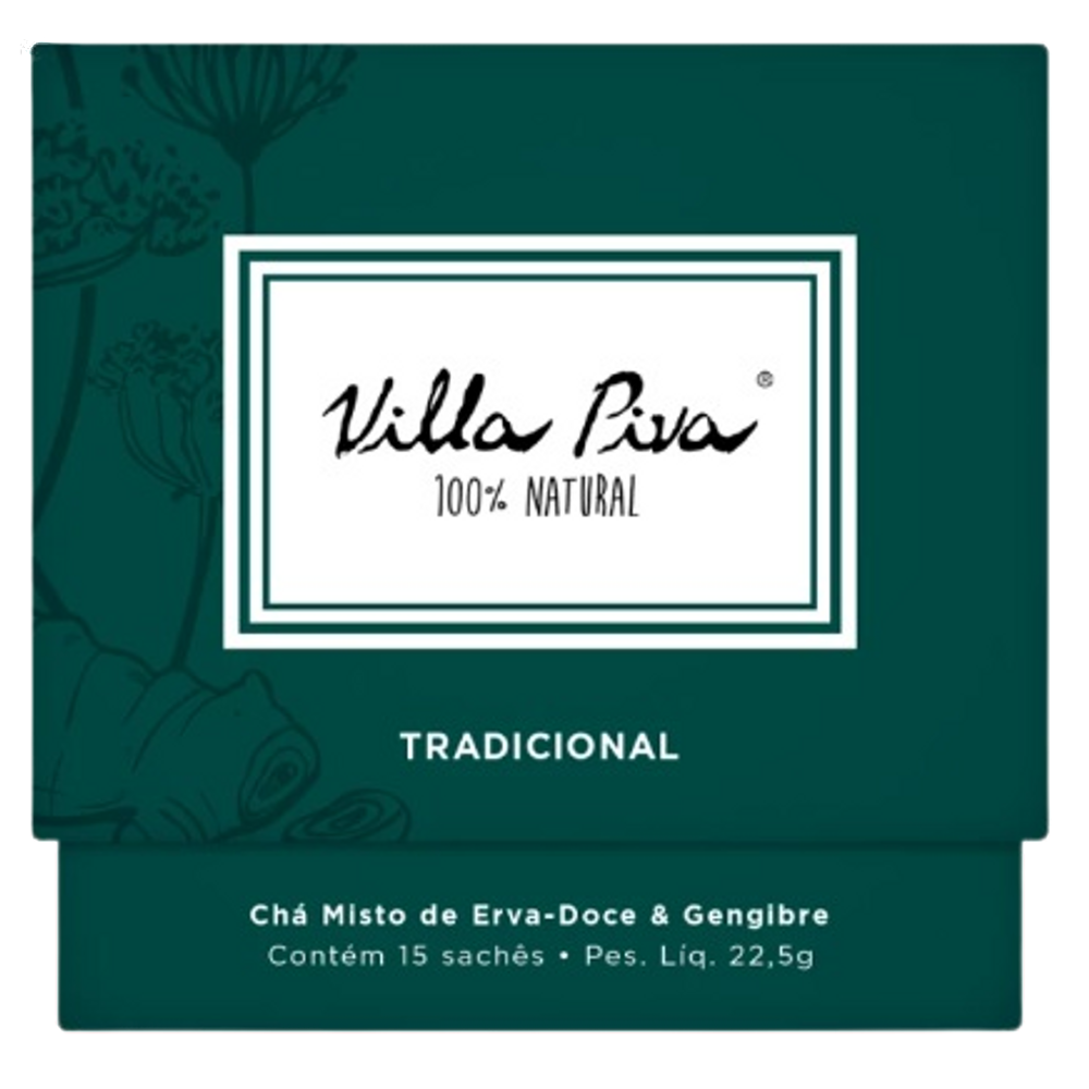 Kit 2X: Chá Misto Tradicional Villa Piva 15 Sachês
