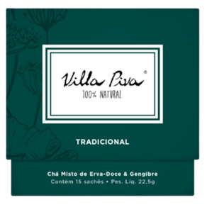 Kit 2X: Chá Misto Tradicional Villa Piva 15 Sachês
