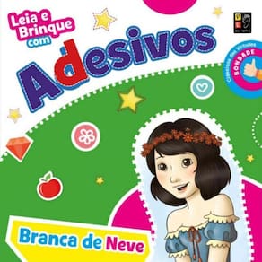 Leia E Brinque Com Adesivos  Branca De Neve