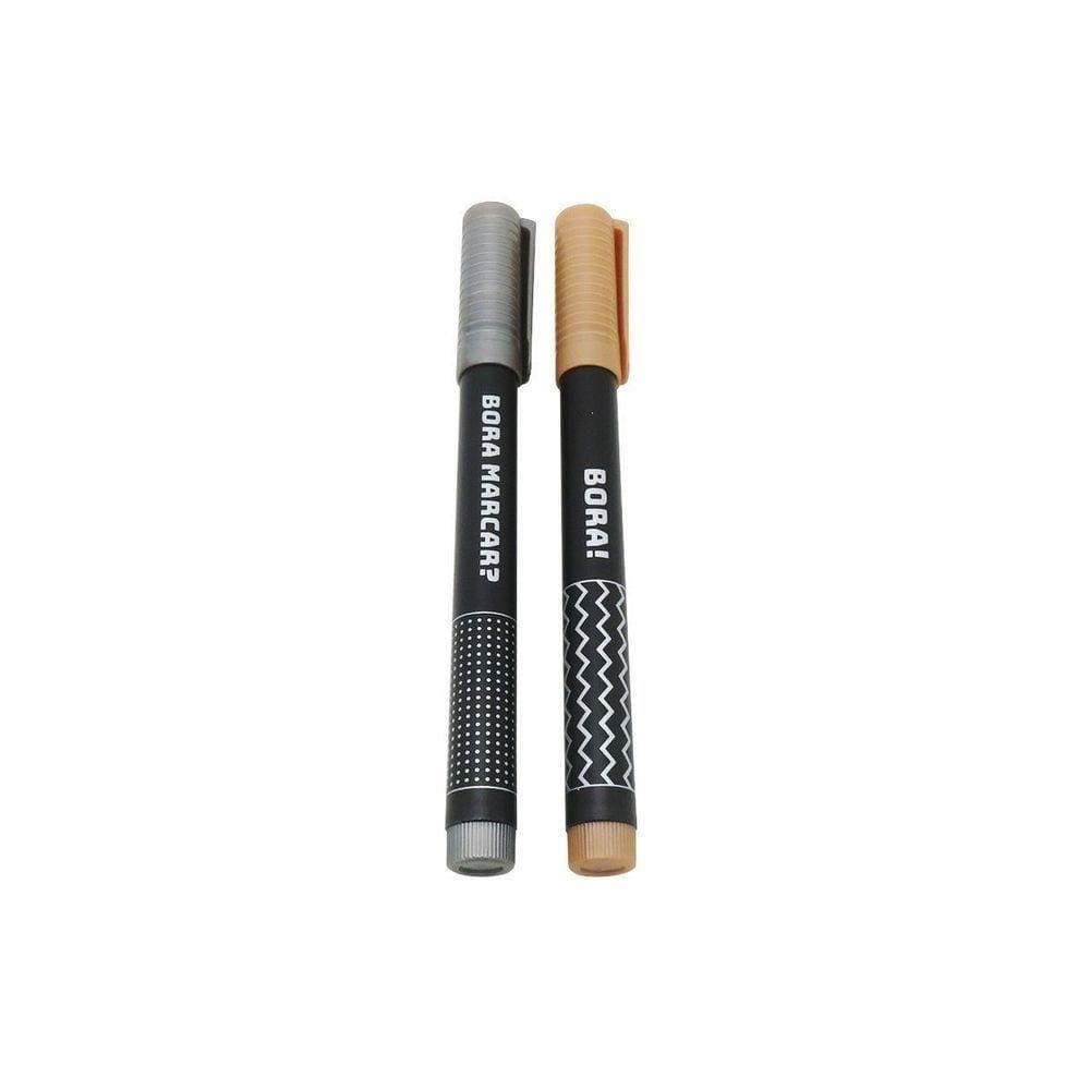 Kit Canetas De Marcar Copos E Tacas Bora