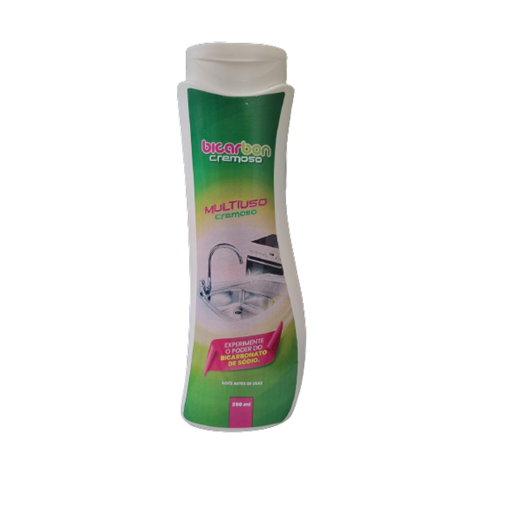 Bicarbonato de Sódio Multiuso Cremoso Biodegradável Bicarbon 250ml