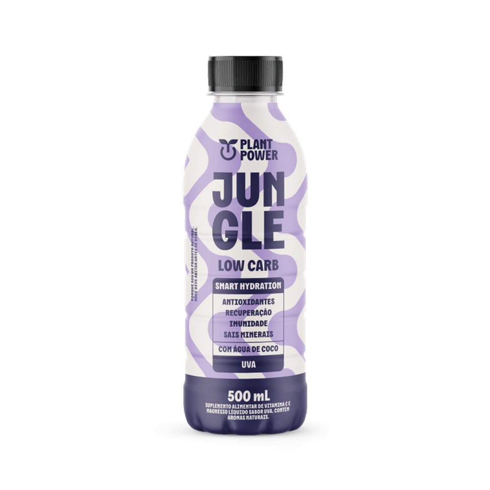 Kit 6X: Bebida Isotônica Low Carb Uva Jungle 500ml