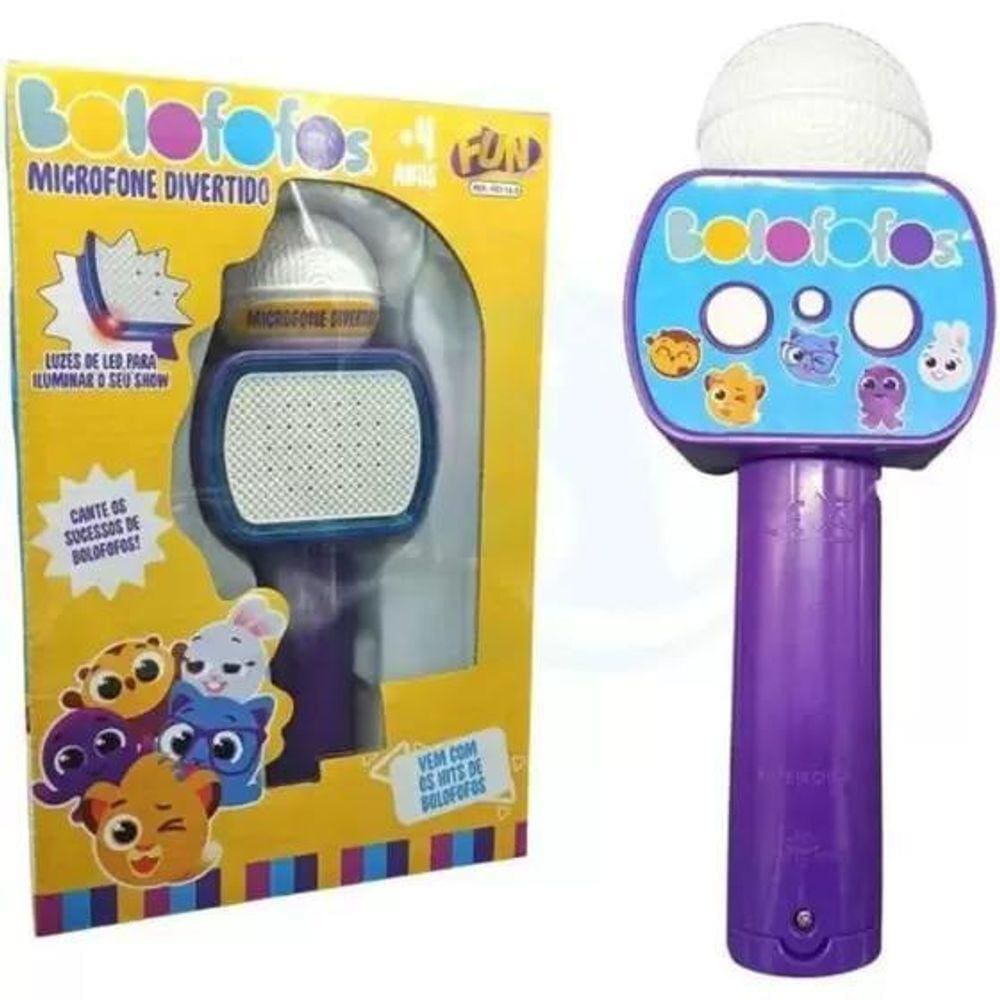 Microfone Divertido Bolofofos Fun F01160 - 23 cm
