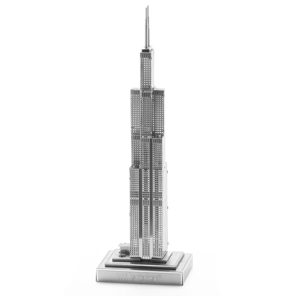 Miniatura De Montar Metal Earth Premium Series  Willis Tower
