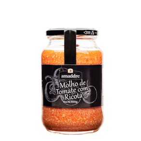 Molho de Tomate com Ricota Artesanal Amaddre 500g