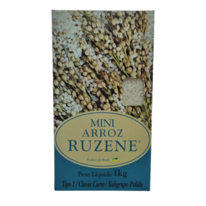 Mini Arroz Polido Curto Ruzene 1kg